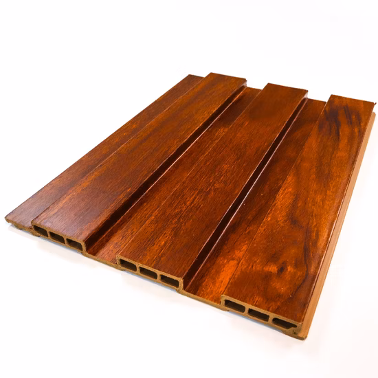 Techos de WPC Paneles de revestimiento de pared de WPC Tablero de pared compuesto de plástico y madera decorativo Tamaño 19,5 * 10 cm Techos suspendidos en interiores Decoración de pared